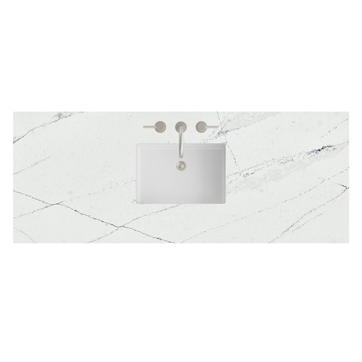James Martin 60" Single Vanity Top with Ethereal Noctis countertop