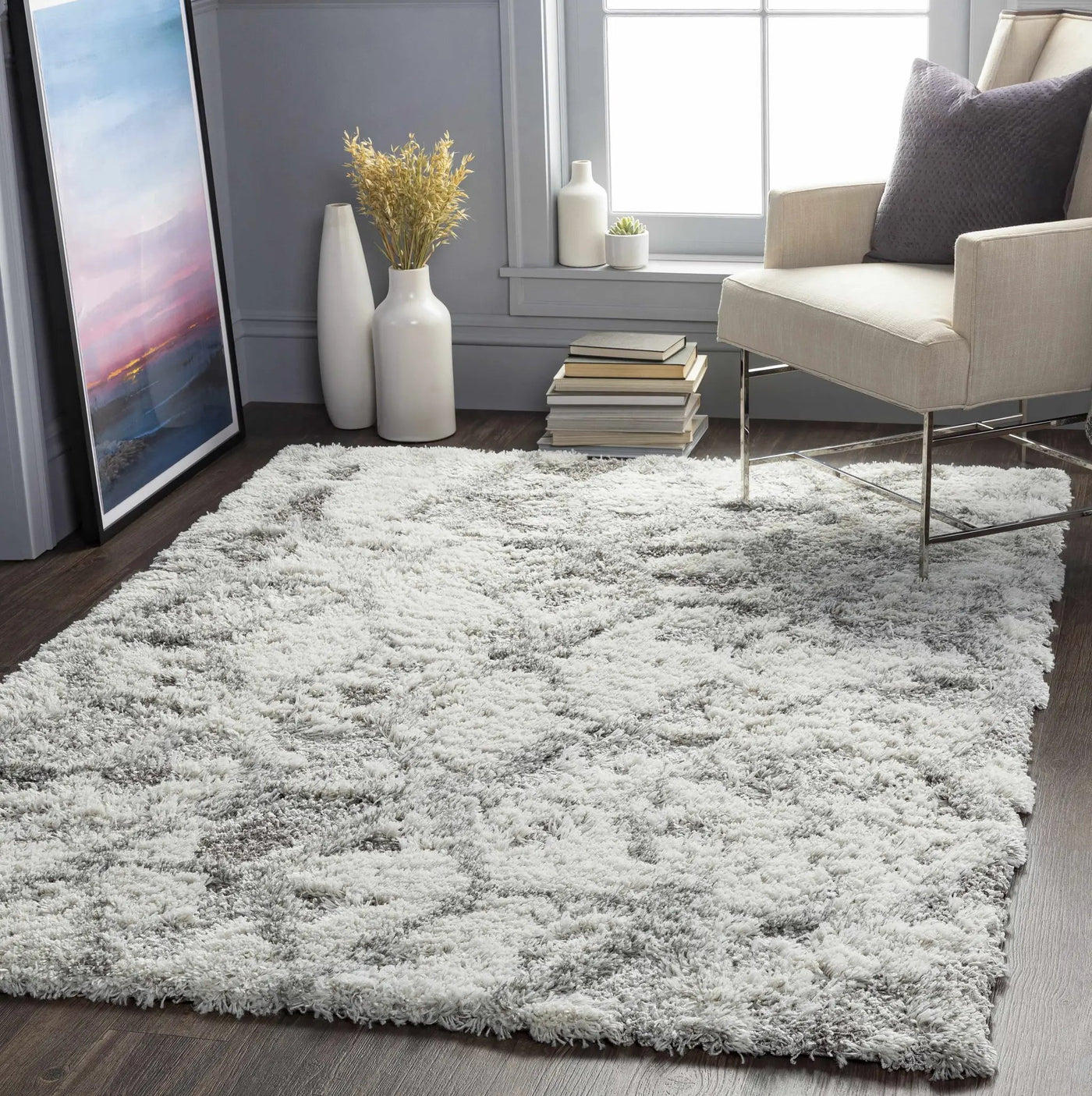 Wynant Gray Tones Plush Rug by Boutique Rugs