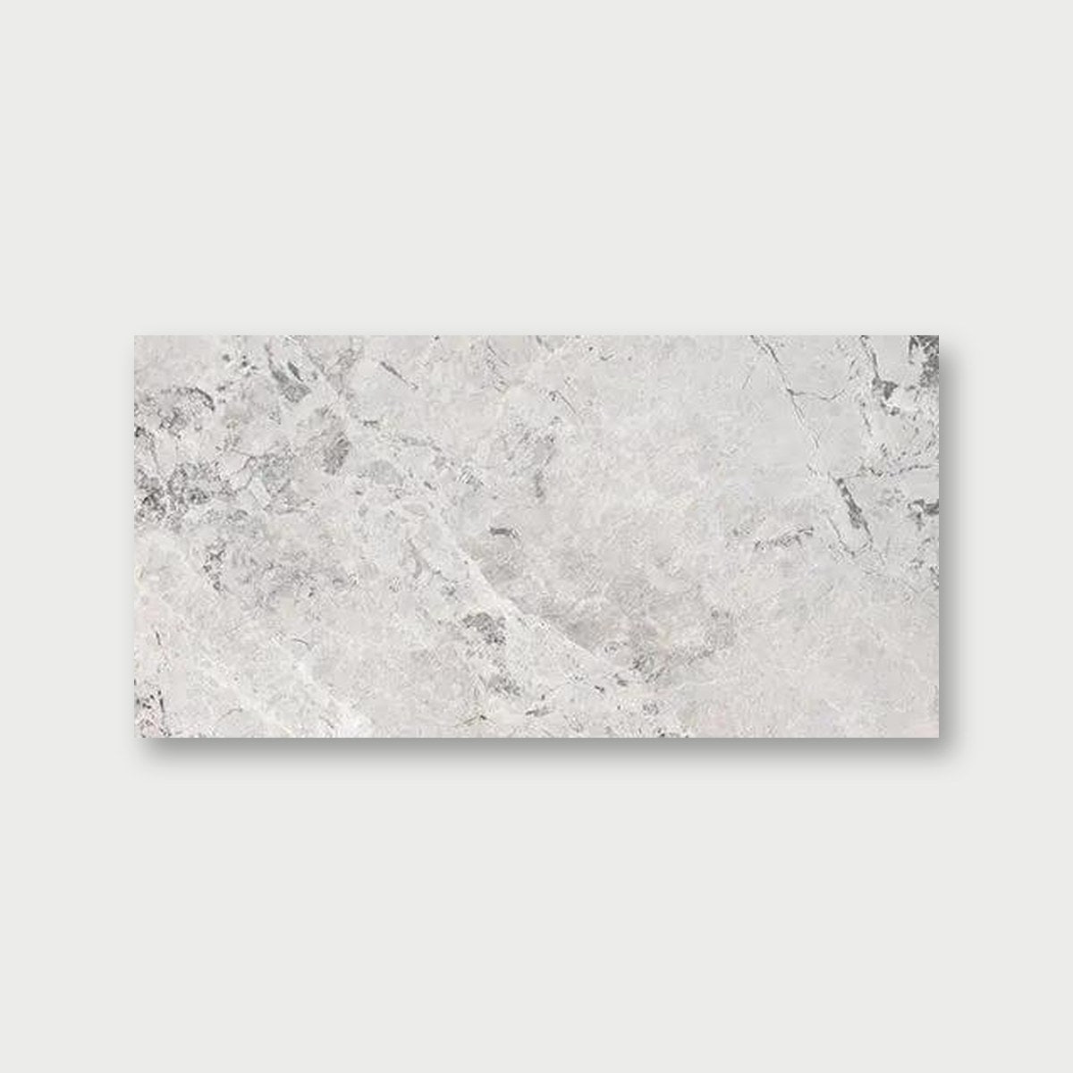 Wynwood Gray Brushed Marble Pavers 12x24