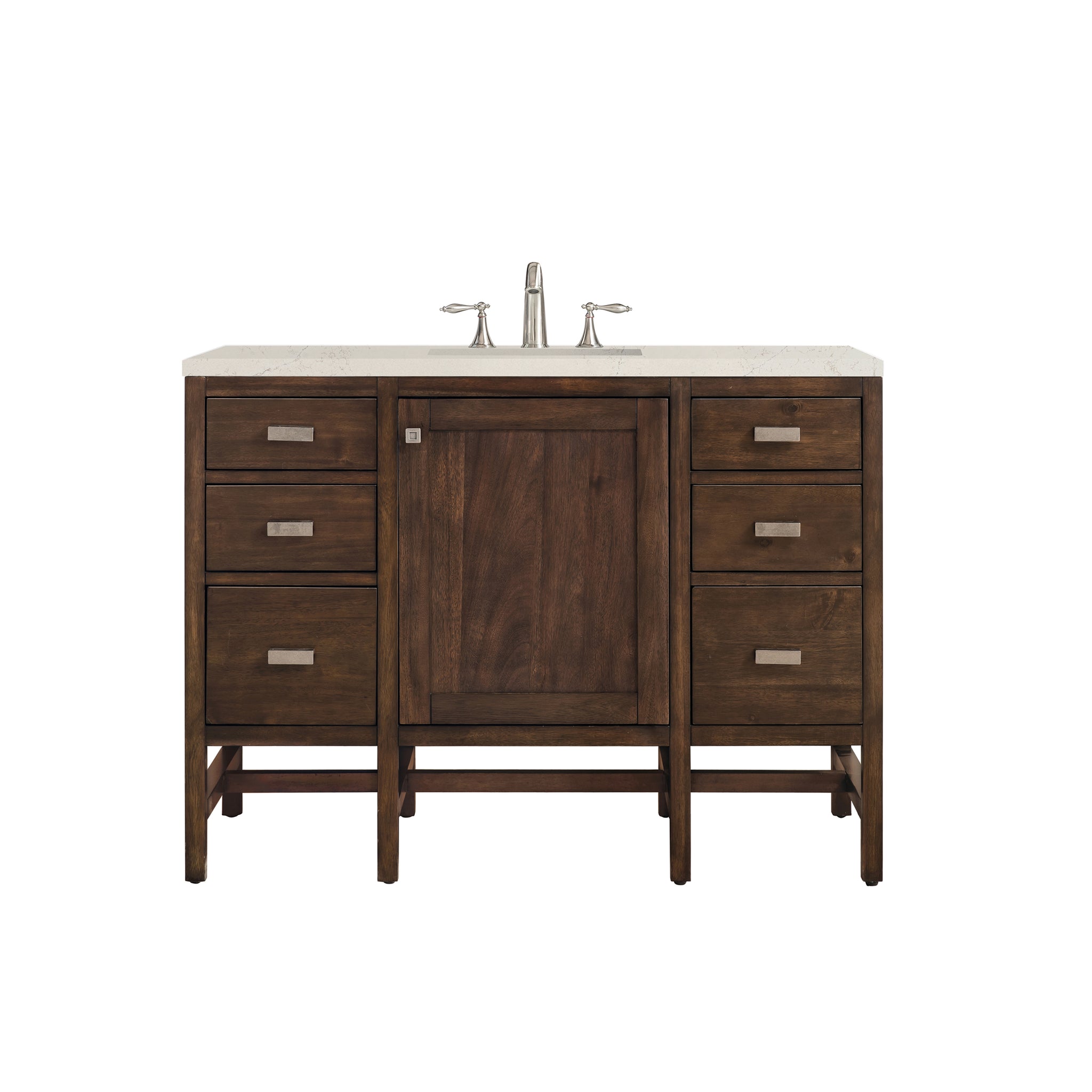 James Martin Addison 48" Single Bathroom Vanity, Mid-Century Acacia by James Martin