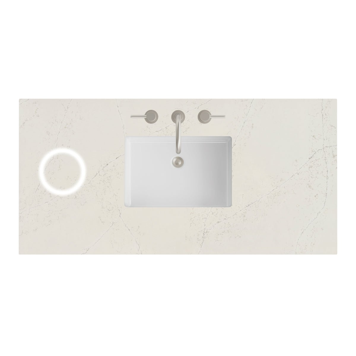 James Martin 48" Single Vanity Top with Siberian (Silestone, FreePower) countertop