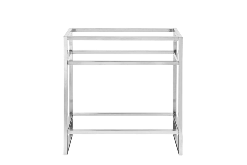 James Martin Boston 31.5" Console Base, Brushed Nickel