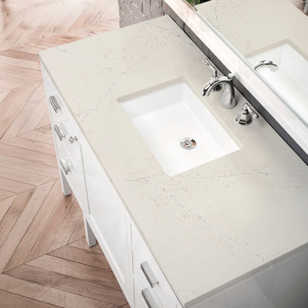 James Martin Addison 48" Single Bathroom Vanity, Glossy White, view 21