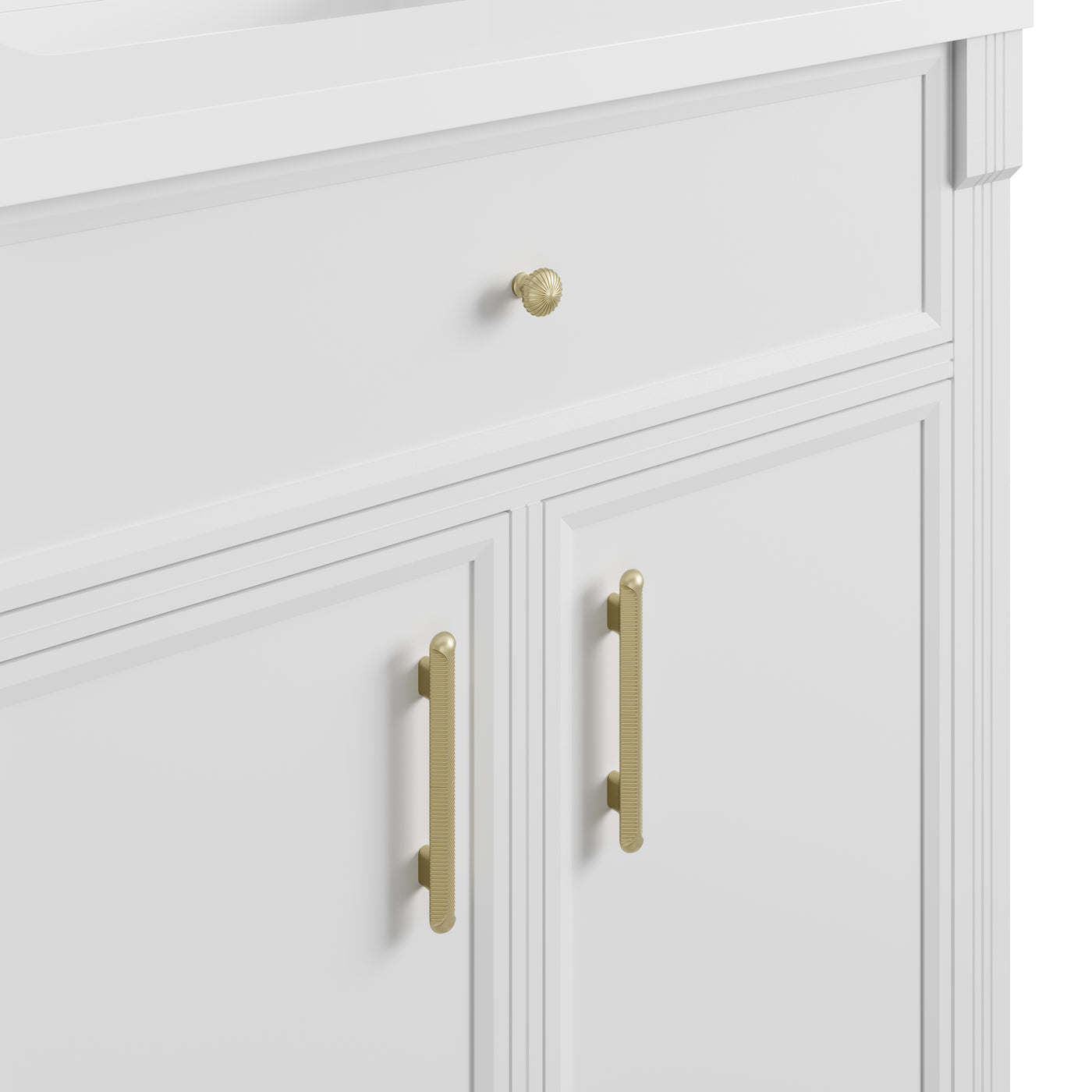 James Martin Bellshire 30" Single Bathroom Vanity, Bright White by James Martin