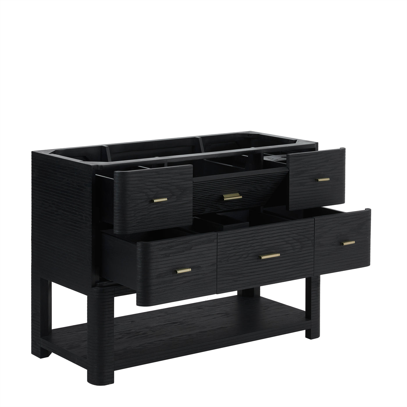 James Martin Lucian 48" Single Bathroom Vanity, Carbon Oak by James Martin