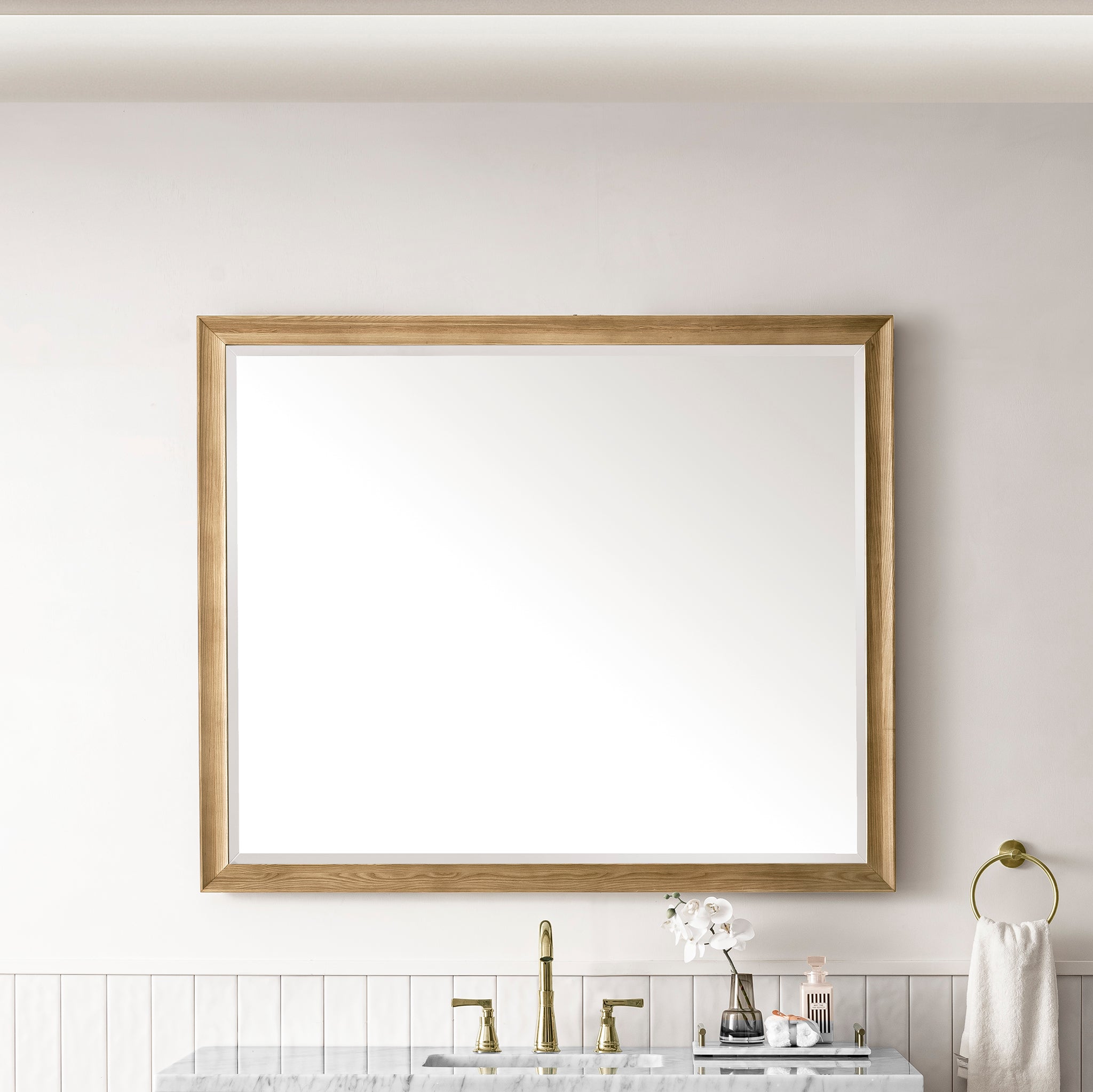 James Martin Glenbrooke 48" Mirror, Light Natural Oak by James Martin