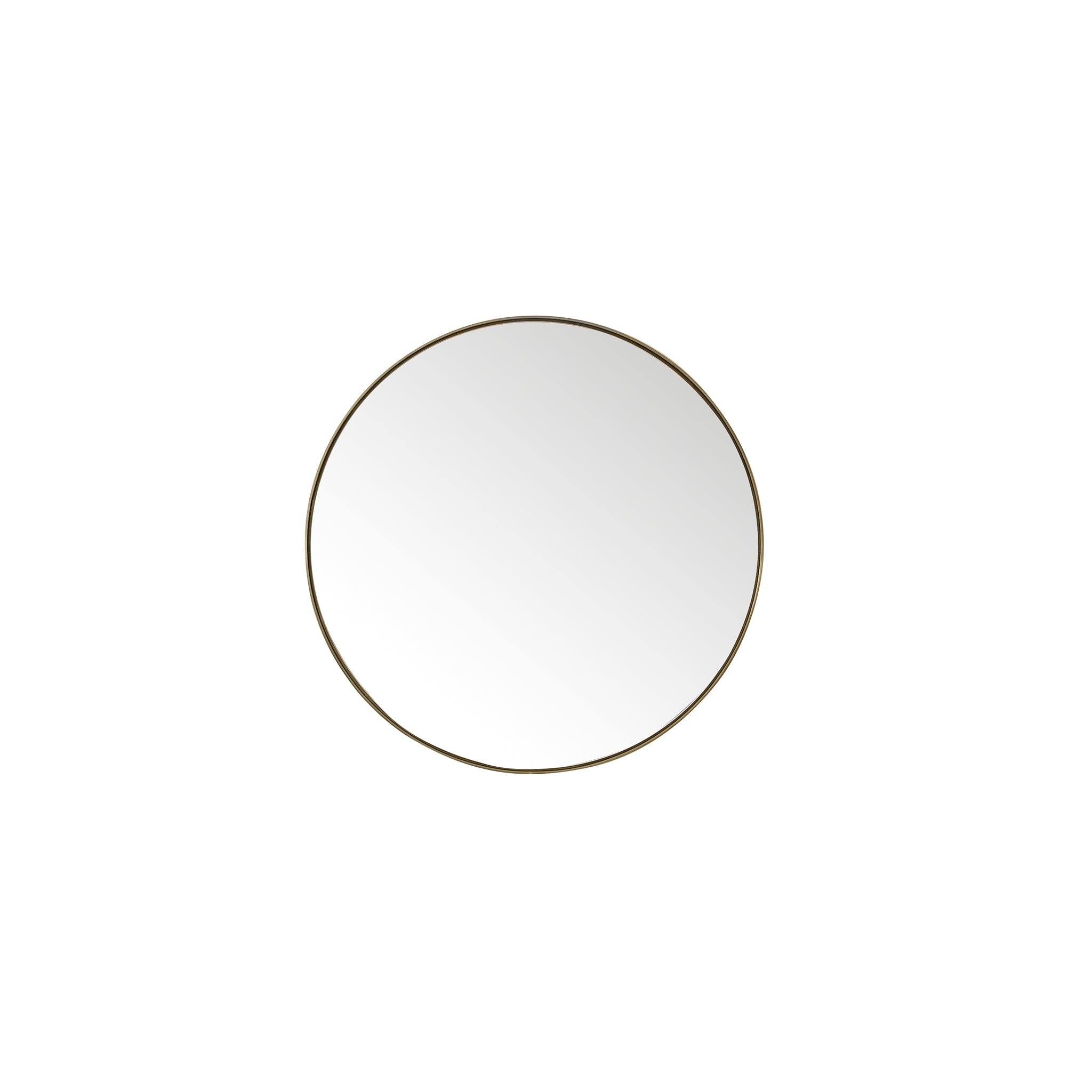 James Martin Rohe 30" Mirror, Champagne Brass by James Martin