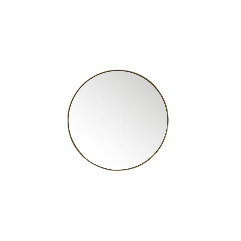 James Martin Rohe 30" Mirror, Champagne Brass by James Martin