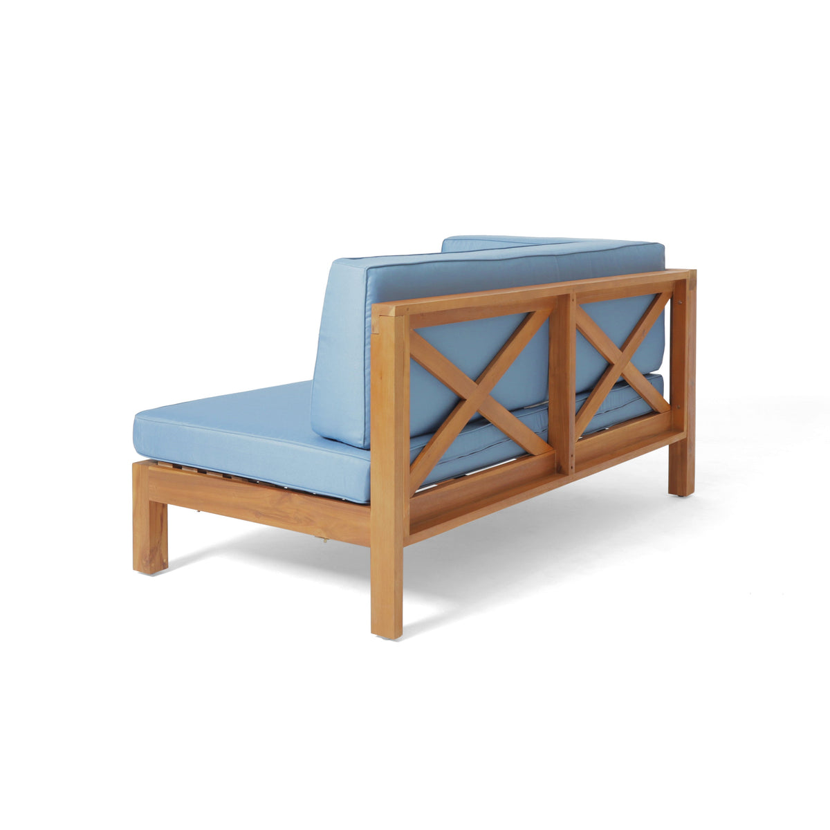 Brava X-Back Corner Bench-L with Coffee Table, photo 10 of 10
