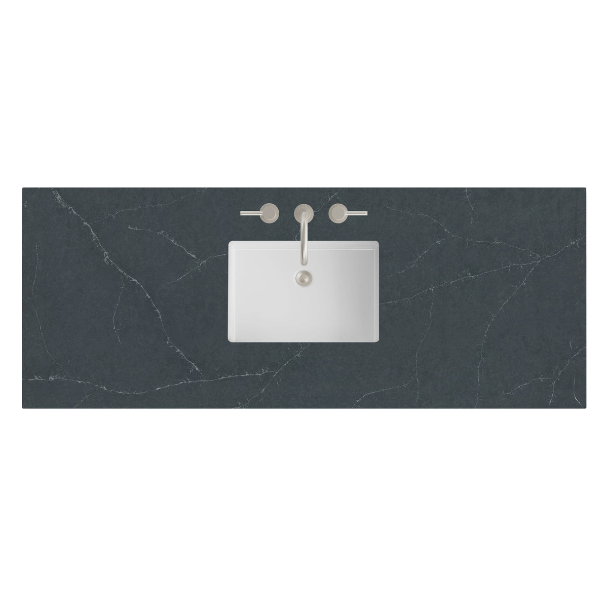 James Martin 60" Single Vanity Top with Charcoal Soapstone countertop