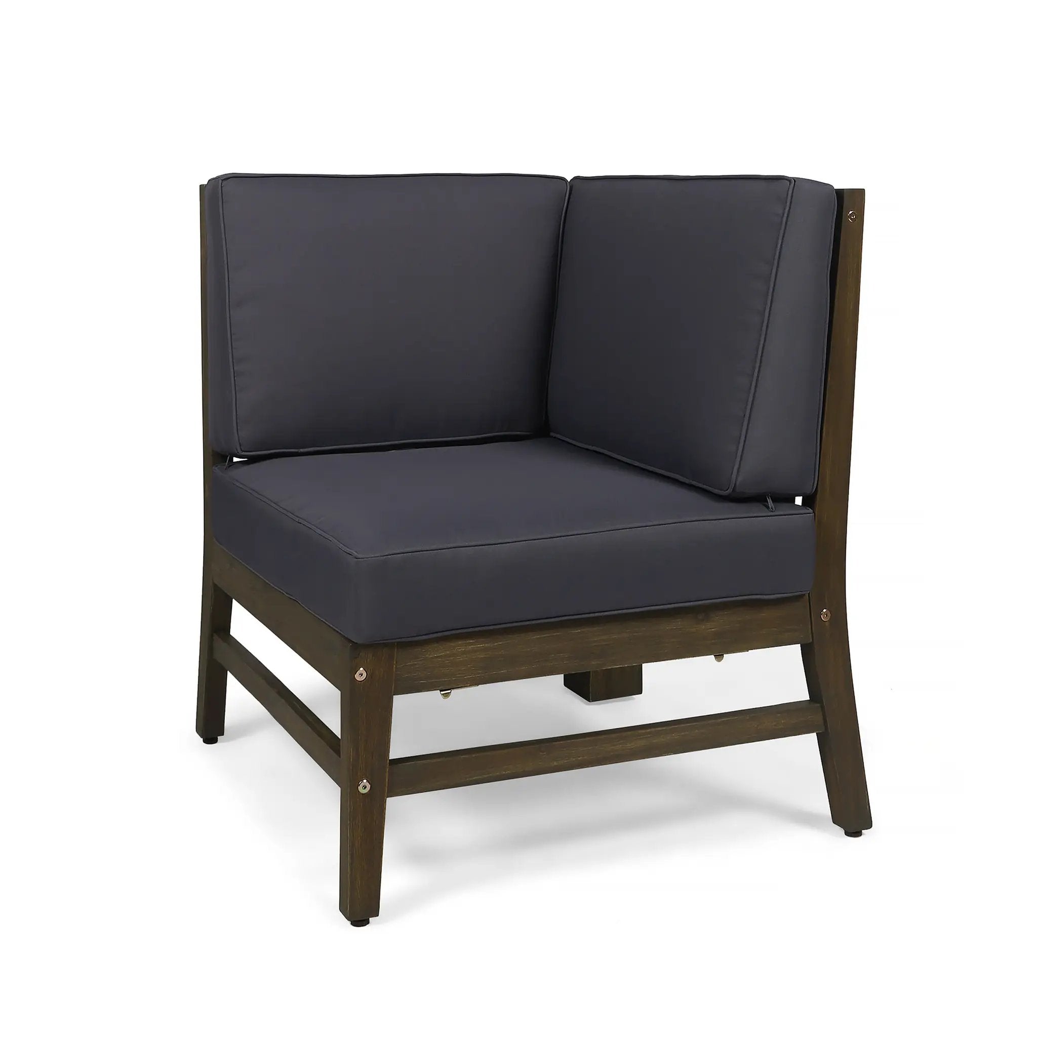 PERLA 5-Pcs Sofa Set, Dark by HouseOfZazla