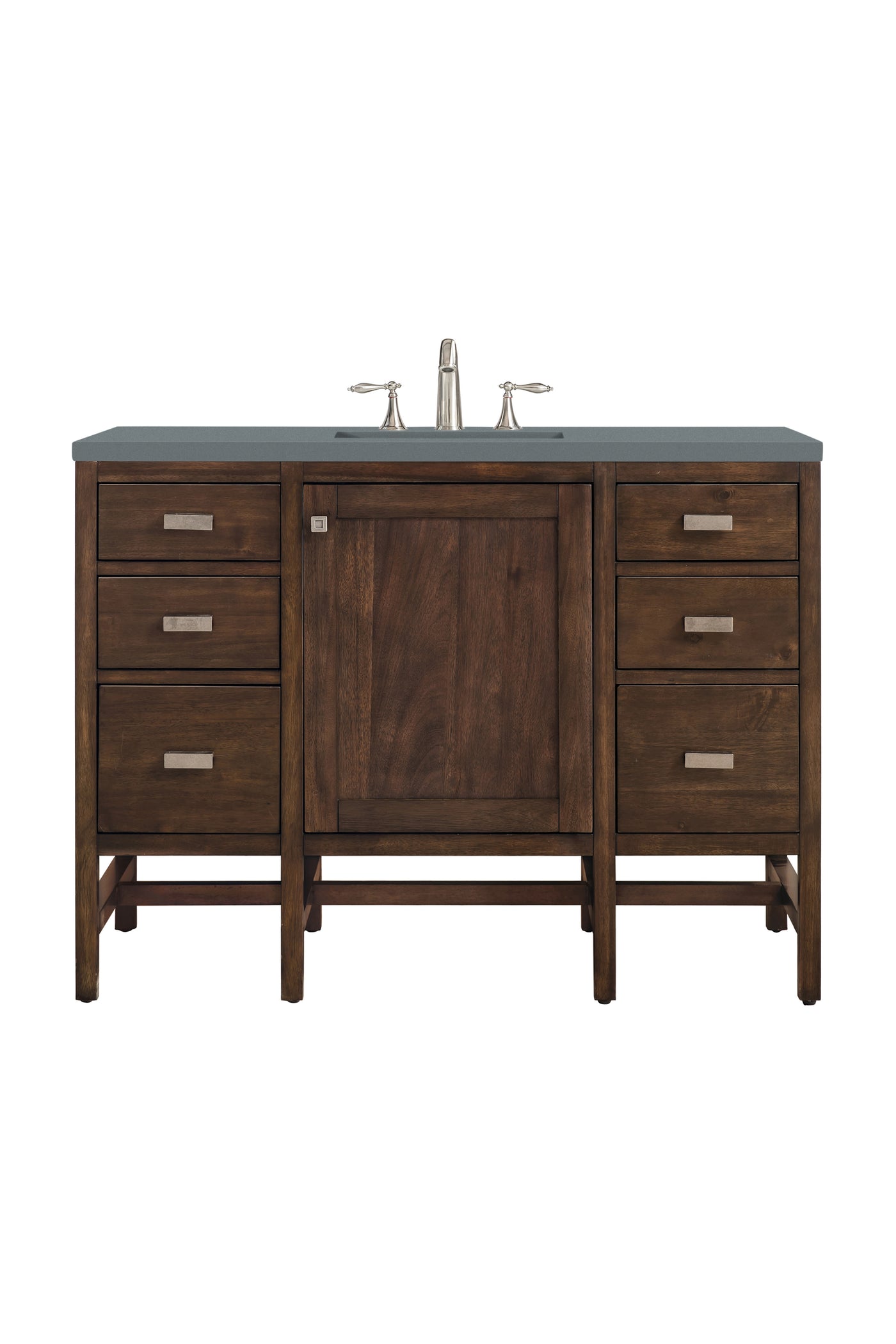 James Martin Addison 48" Single Bathroom Vanity, Mid-Century Acacia by James Martin