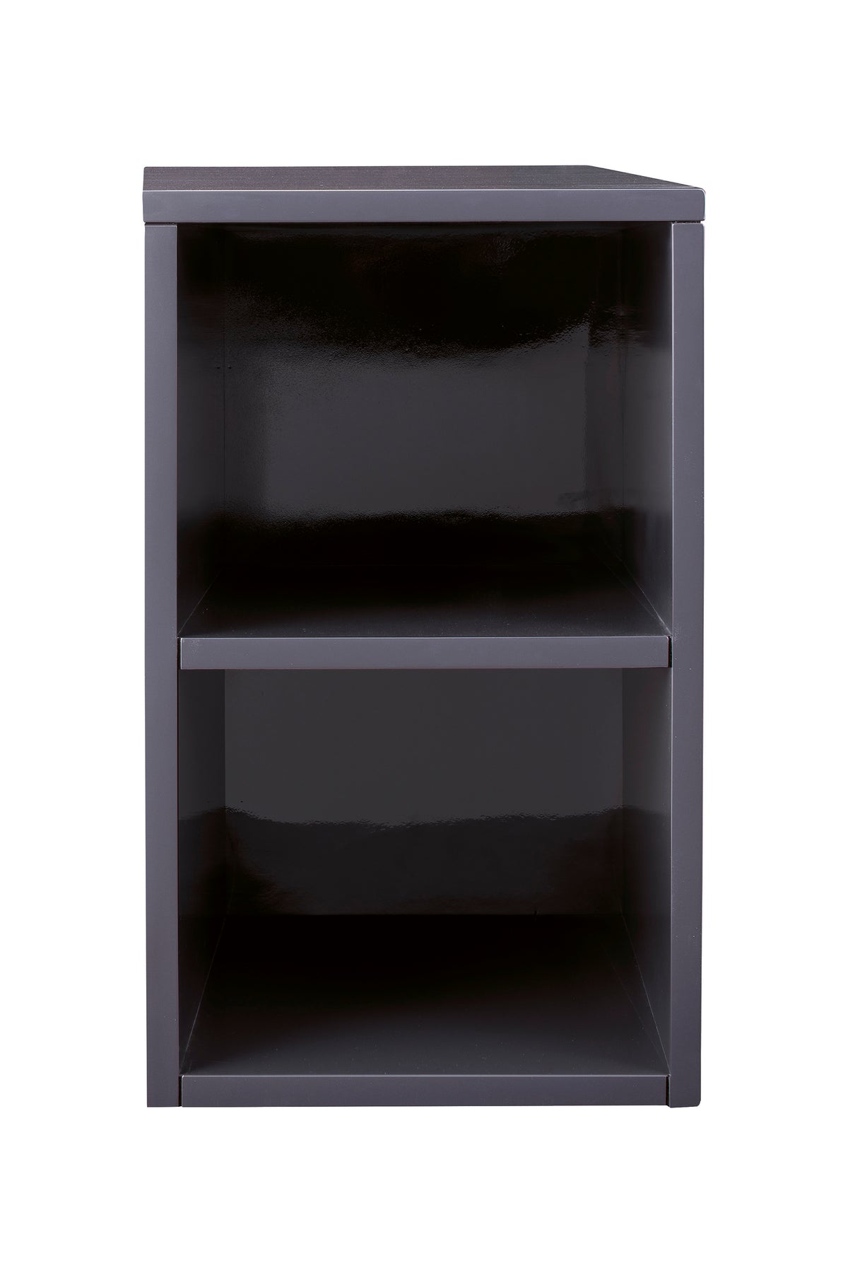 James Martin Milan 12" Storage Cabinet, Modern Grey Glossy