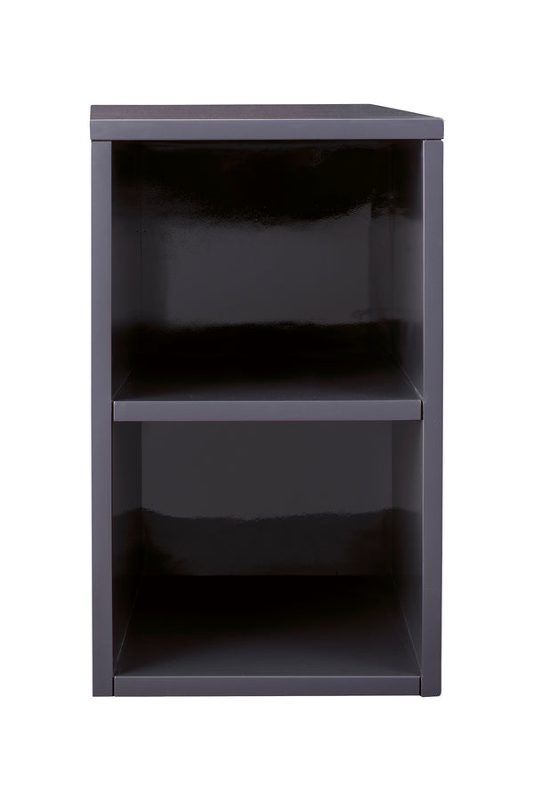 James Martin Milan 12" Storage Cabinet, Modern Grey Glossy