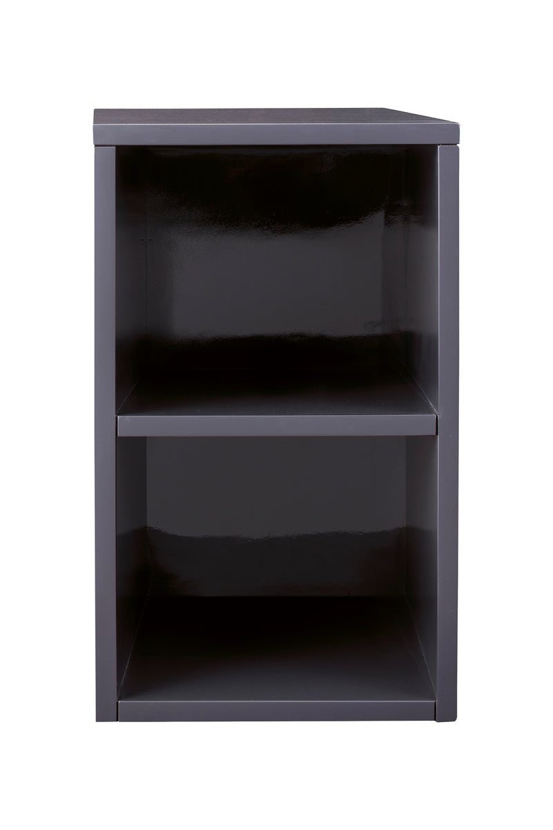 James Martin Milan 12" Storage Cabinet, Modern Grey Glossy