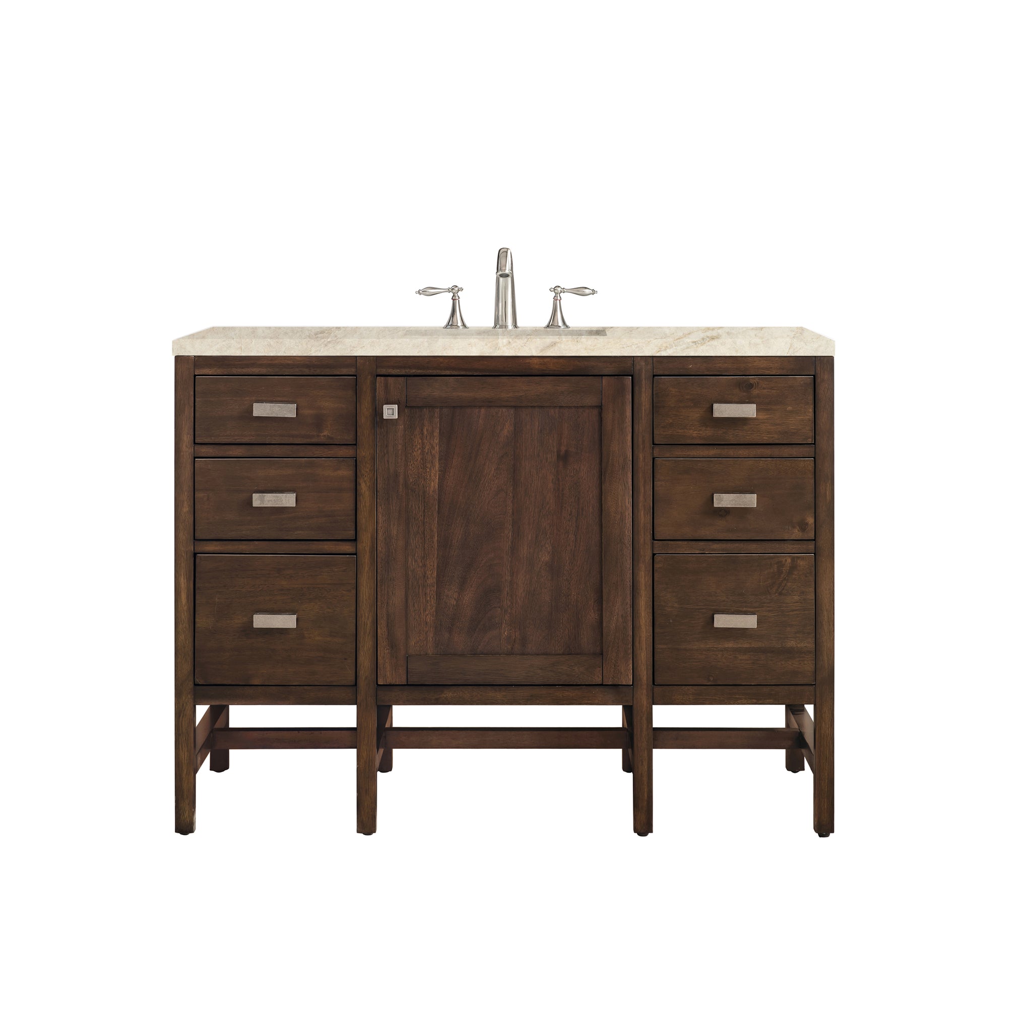 James Martin Addison 48" Single Bathroom Vanity, Mid-Century Acacia by James Martin