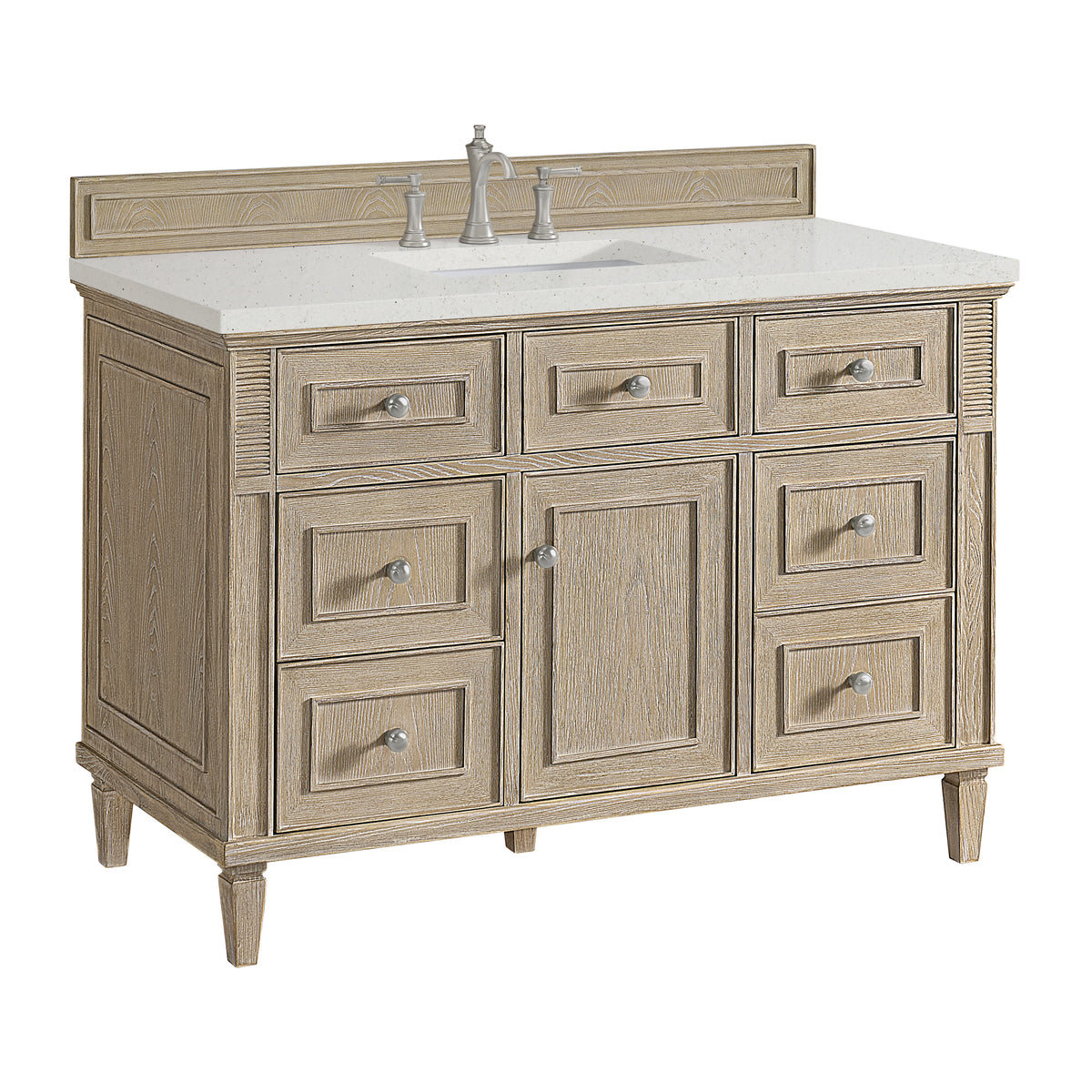James Martin Lorelai 48" Single Bathroom Vanity, Whitewashed Oak, view 34