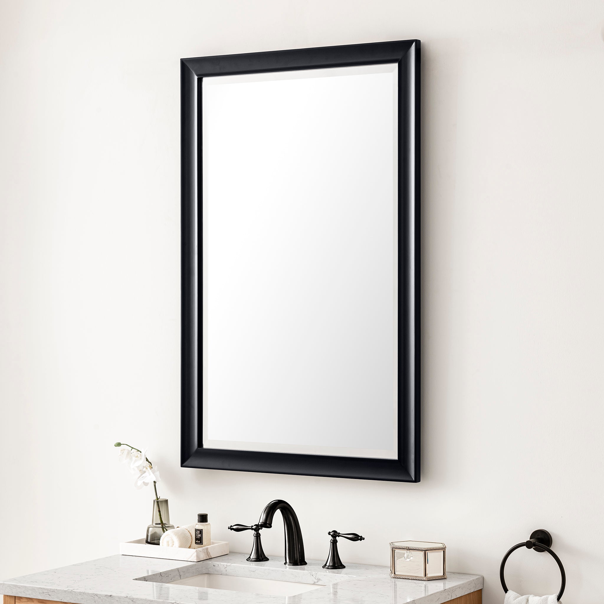 James Martin Glenbrooke 26" Mirror, Black Onyx by James Martin