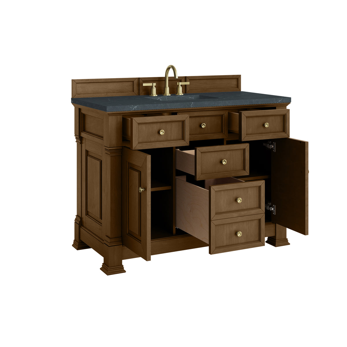 James Martin Brookfield 48" Single Bathroom Vanity, Honey Oak, view 34