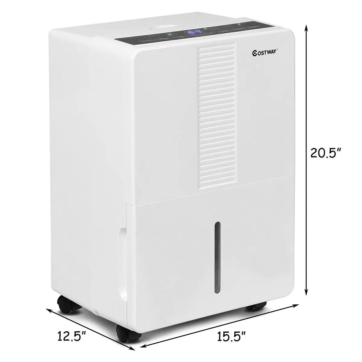 Portable 50 Pint Humidity Control up to 3000 Sq. Ft. Dehumidifier by DirectDeals