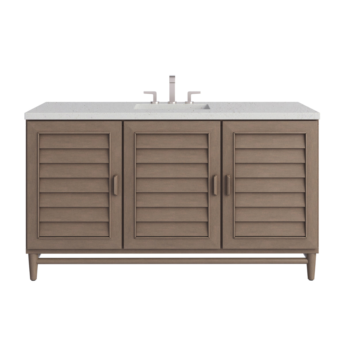 James Martin Portland 60" Single Bathroom Vanity, Whitewashed Walnut, view 27
