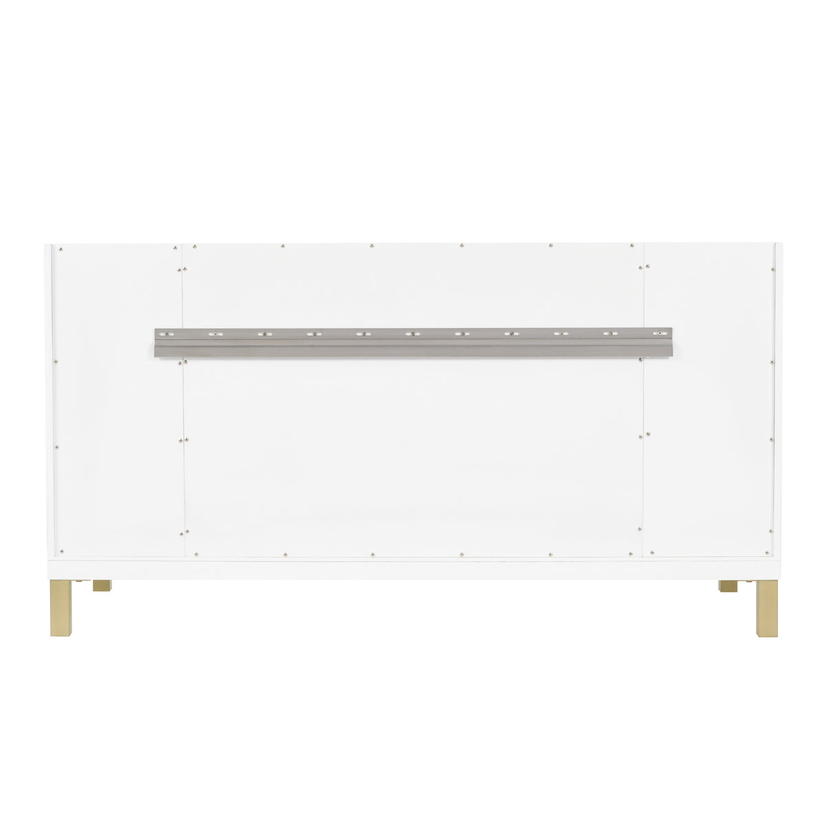 James Martin Chicago 60" Double Vanity Cabinet, Glossy White, view 7