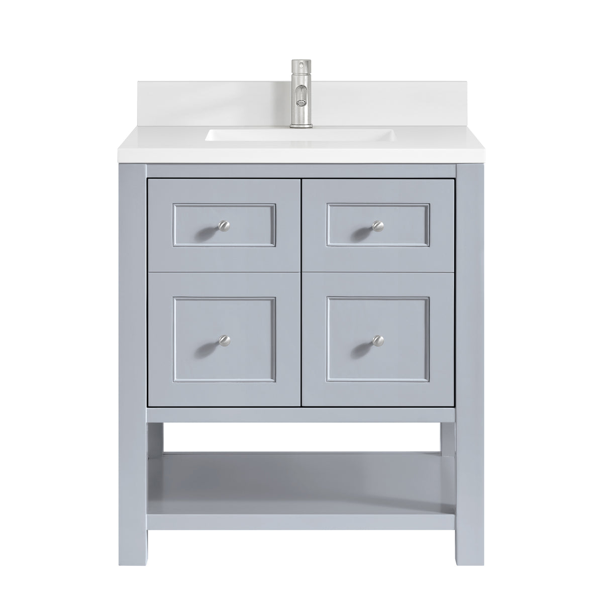 James Martin Breckenridge 30" Single Bathroom Vanity, Serenity Blue, view 32