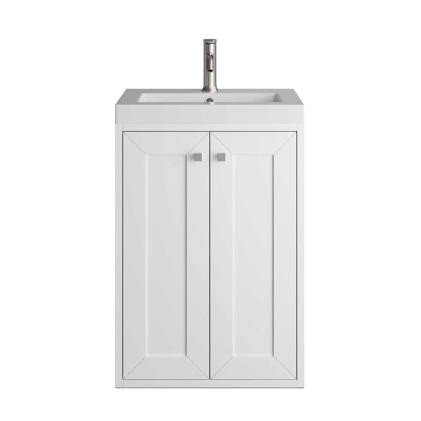 James Martin Chianti 20" Single Bathroom Vanity, Glossy White by James Martin