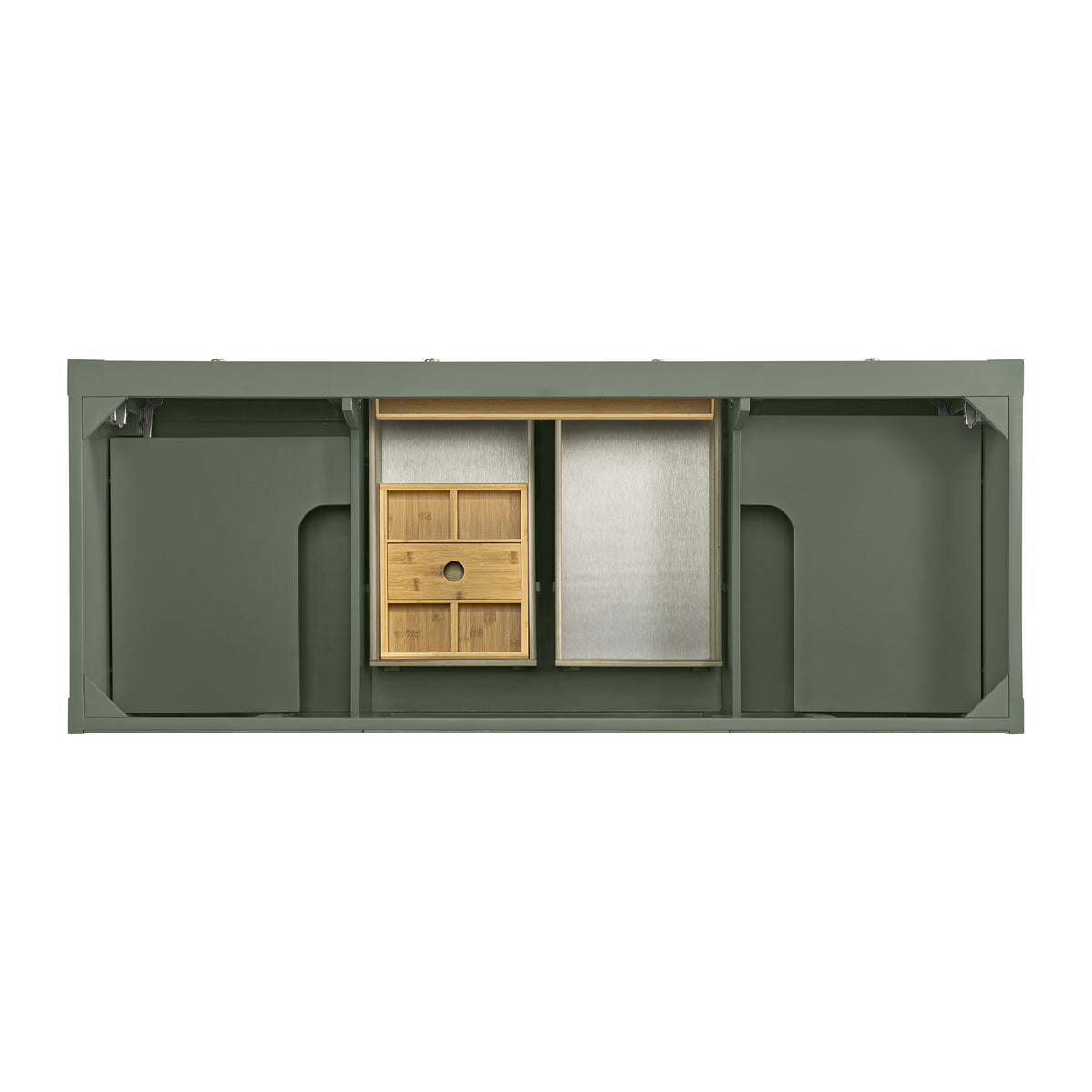 James Martin Breckenridge 60" Double Bathroom Vanity, Smokey Celadon, view 13