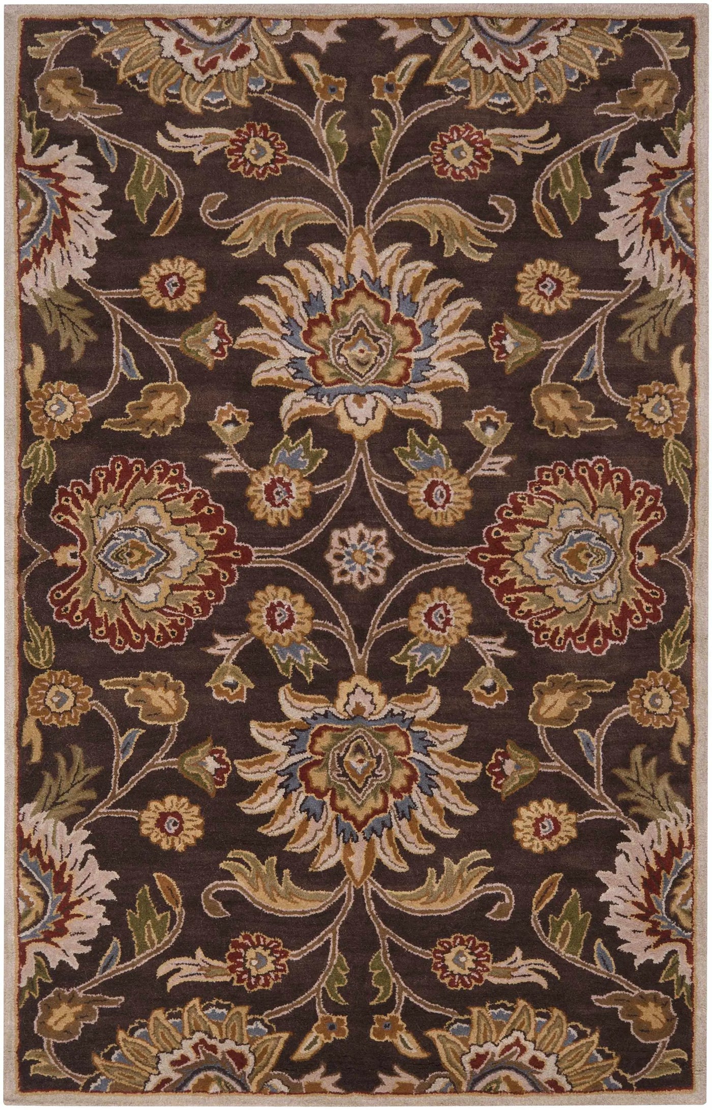 Conesus Hand Tufted Brown 1051 Area Rug by Boutique Rugs