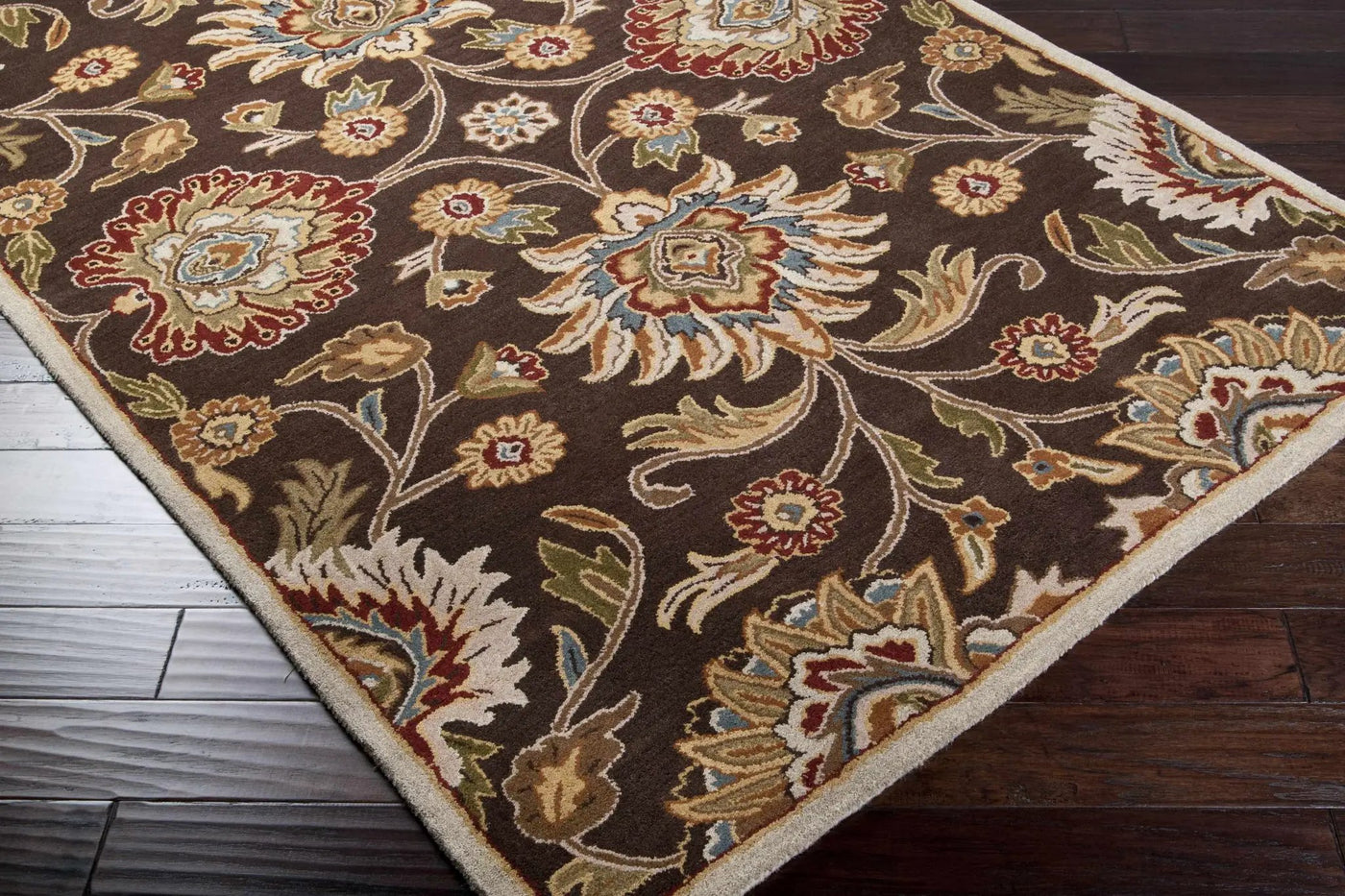 Conesus Hand Tufted Brown 1051 Area Rug by Boutique Rugs