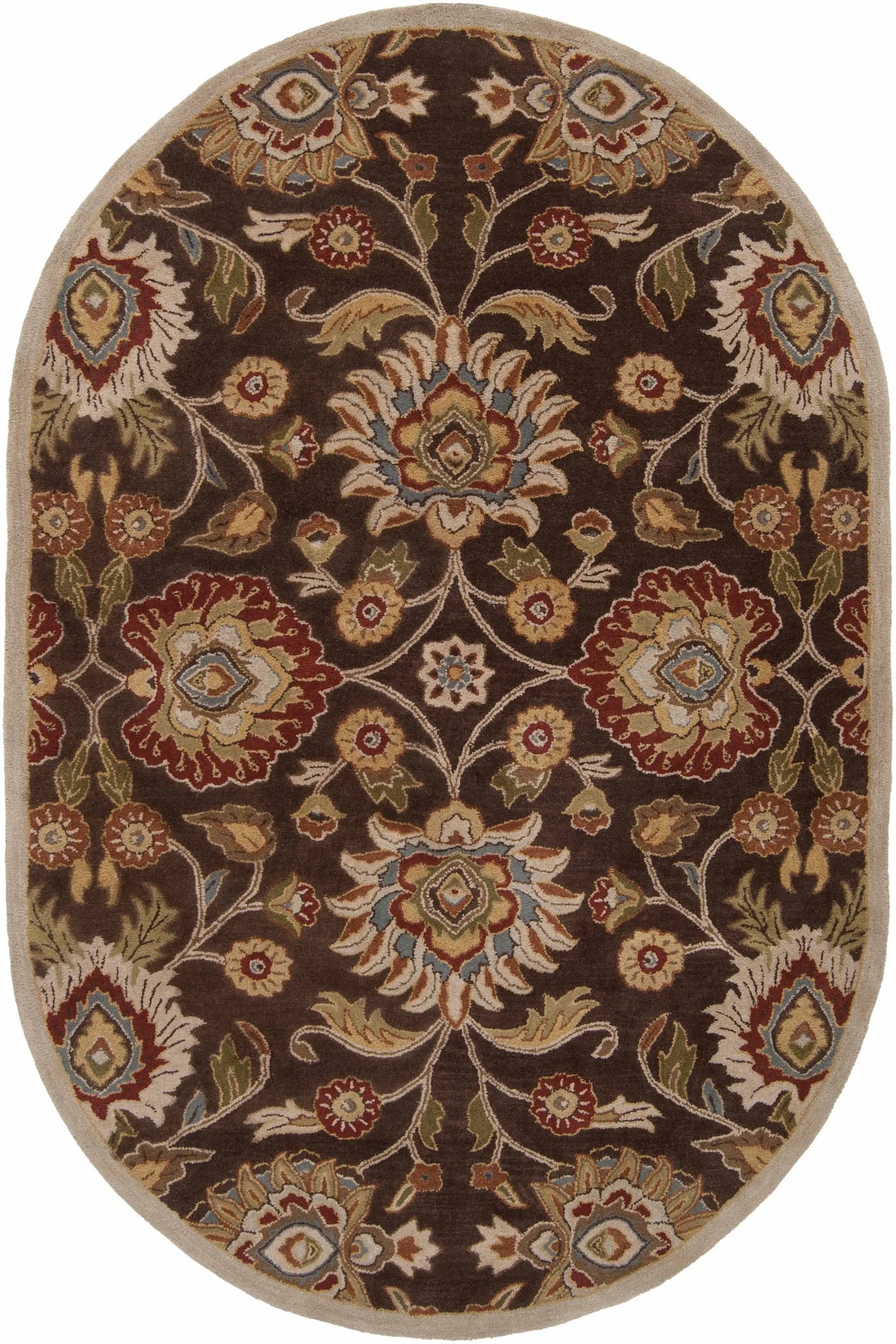 Conesus Hand Tufted Brown 1051 Area Rug by Boutique Rugs