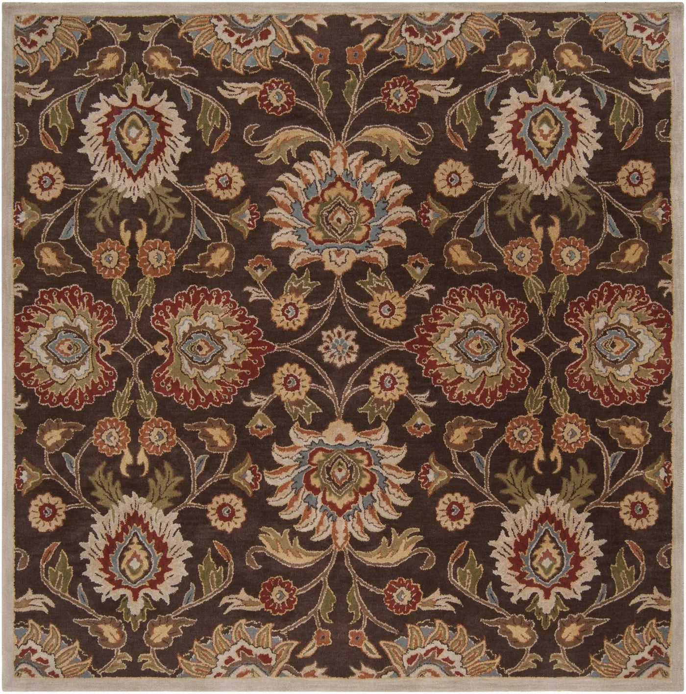 Conesus Hand Tufted Brown 1051 Area Rug by Boutique Rugs