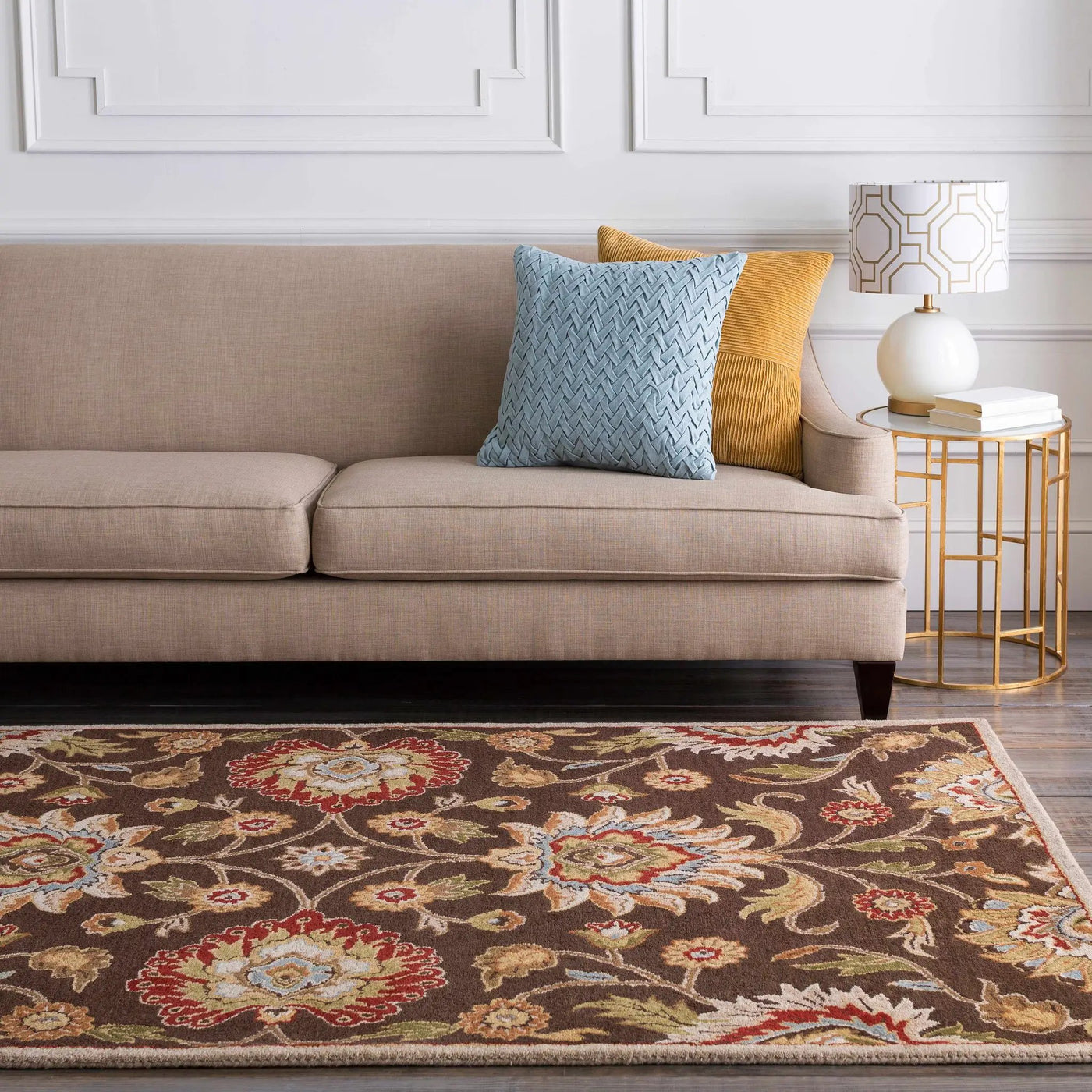Conesus Hand Tufted Brown 1051 Area Rug by Boutique Rugs