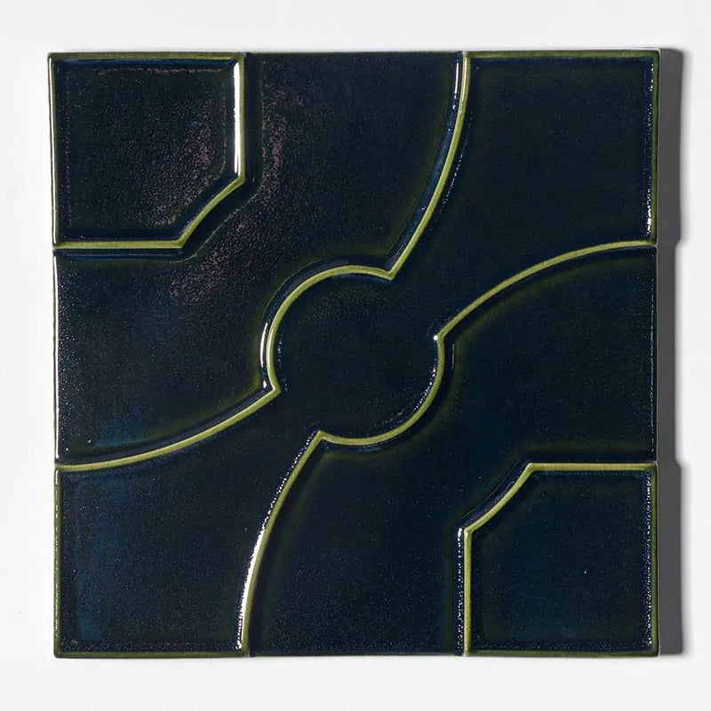 Yellow Glossy Ceramic Accent Tiles 8x8