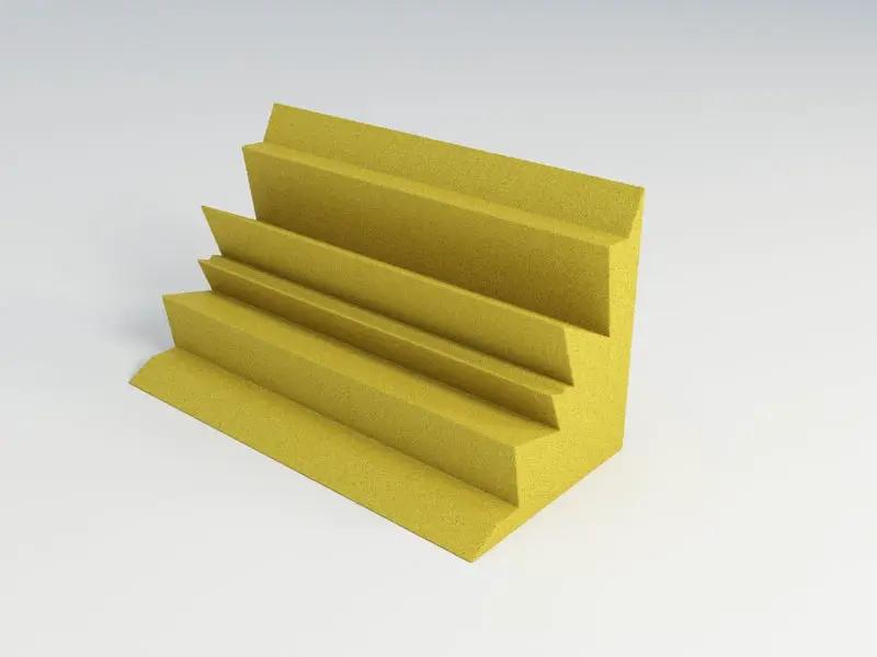 Acoustic Foam Corner Bass Traps, 12 x 12 x 24 Inch, NRC 1.20, 13 Colors by SoundAssured