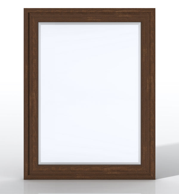 James Martin Addison 30" Mirror, Mid-Century Acacia