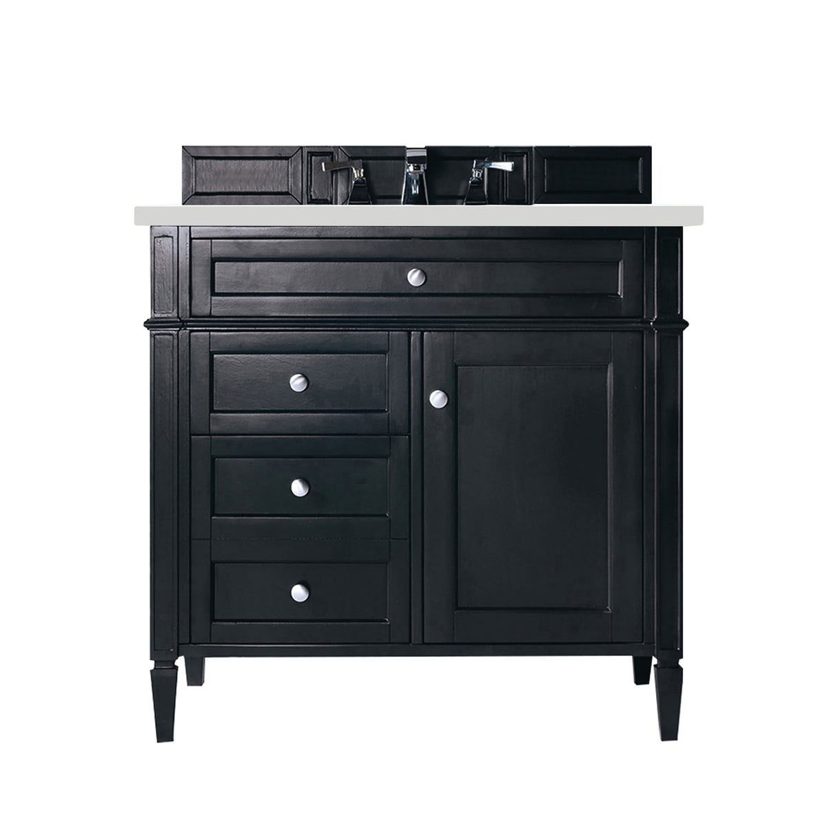 James Martin Brittany 36" Single Bathroom Vanity, Black Onyx, view 21