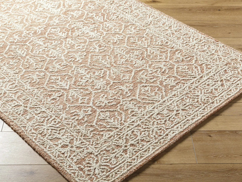Yadid Brown Wool Area Rug by Boutique Rugs
