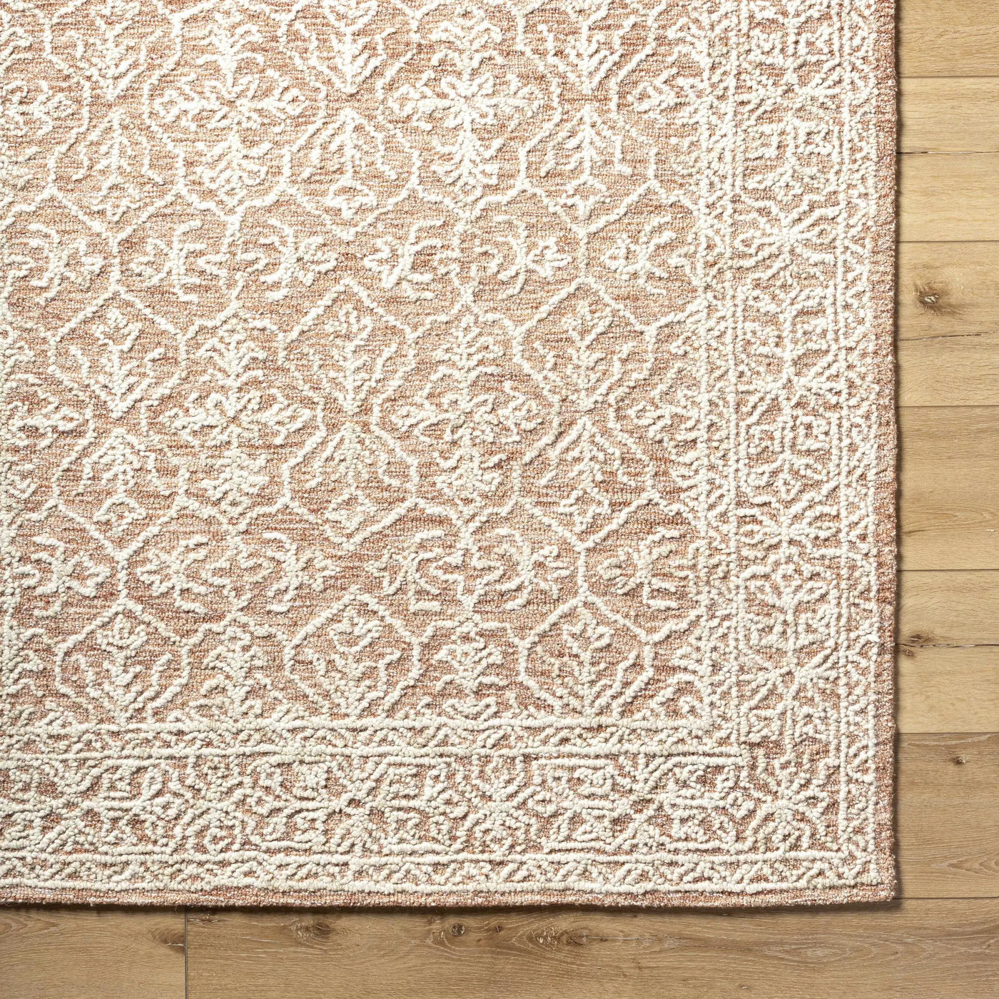 Yadid Brown Wool Area Rug by Boutique Rugs
