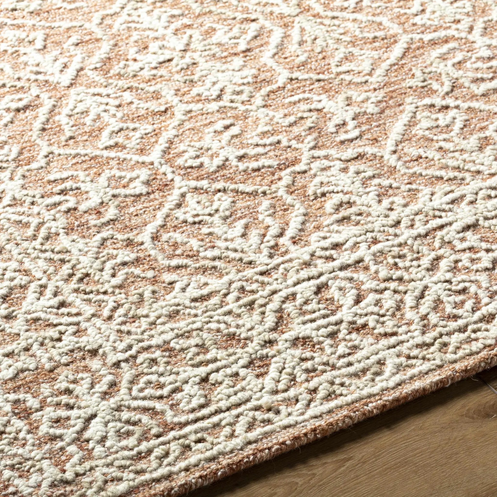 Yadid Brown Wool Area Rug by Boutique Rugs