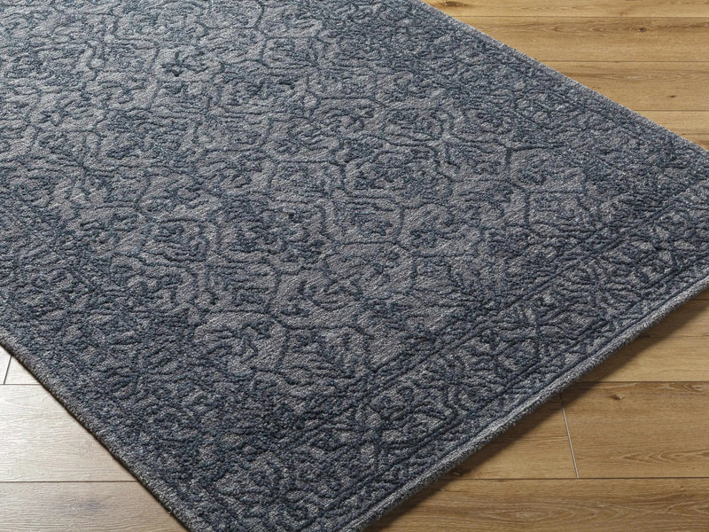 Yadid Black Wool Area Rug by Boutique Rugs