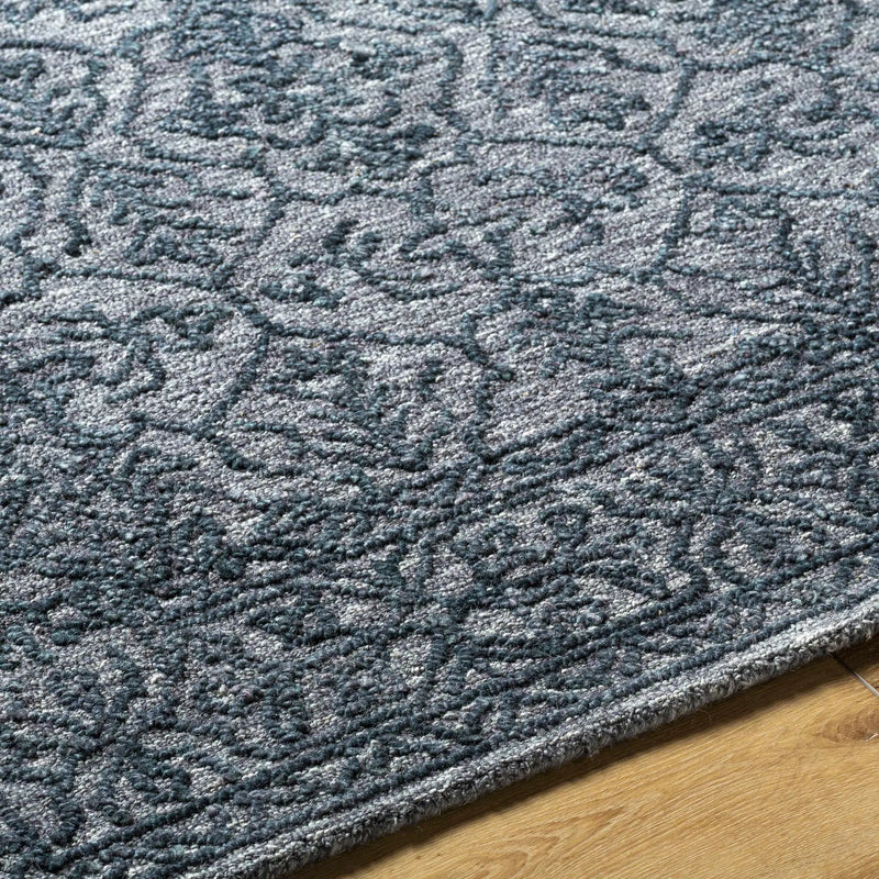 Yadid Black Wool Area Rug by Boutique Rugs