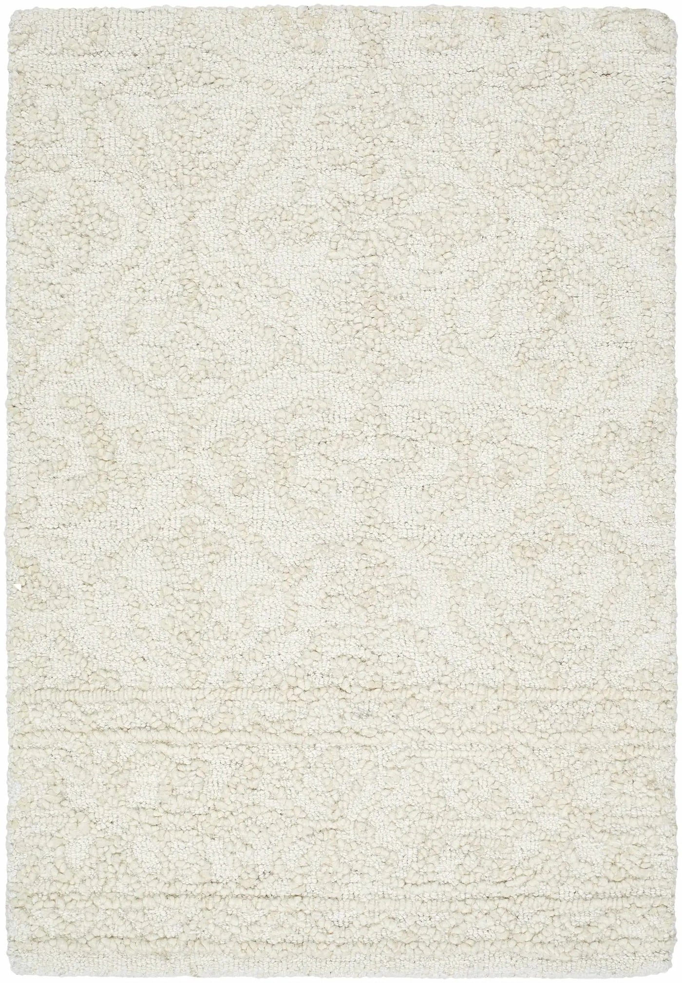 Yadid Cream Wool Area Rug by Boutique Rugs