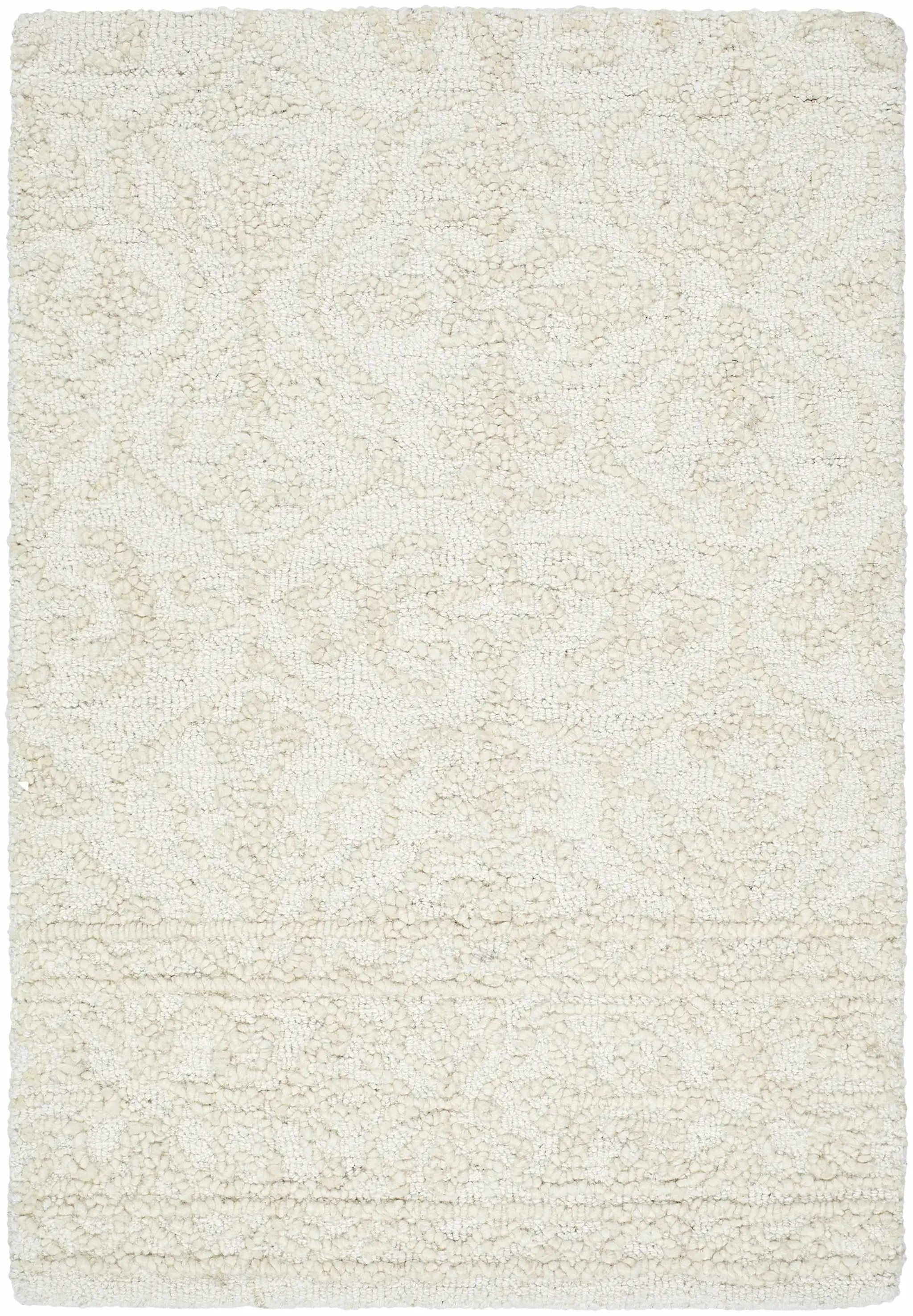 Yadid Cream Wool Area Rug by Boutique Rugs