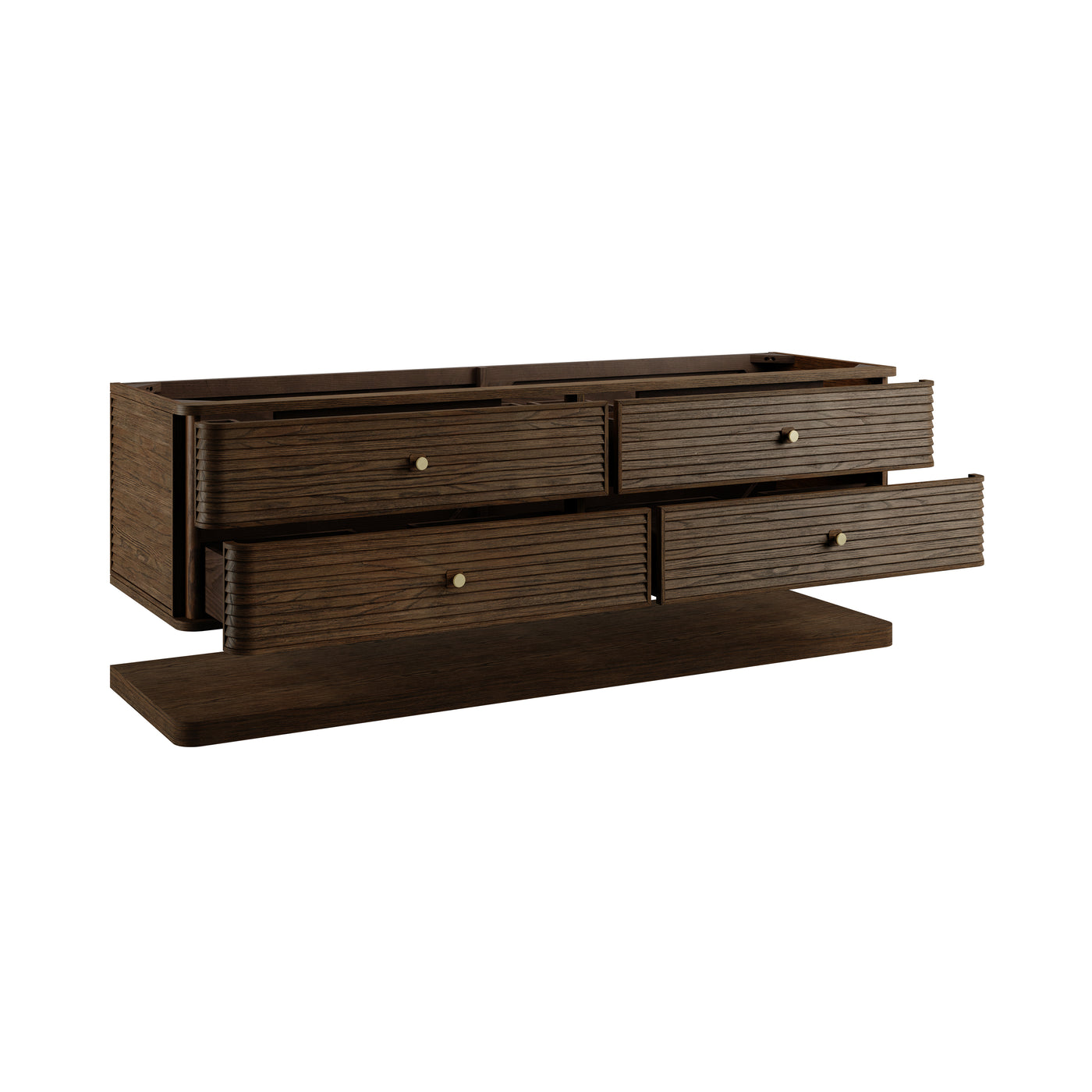 James Martin Allamari 72" Floating Double Bathroom Vanity, Sable by James Martin
