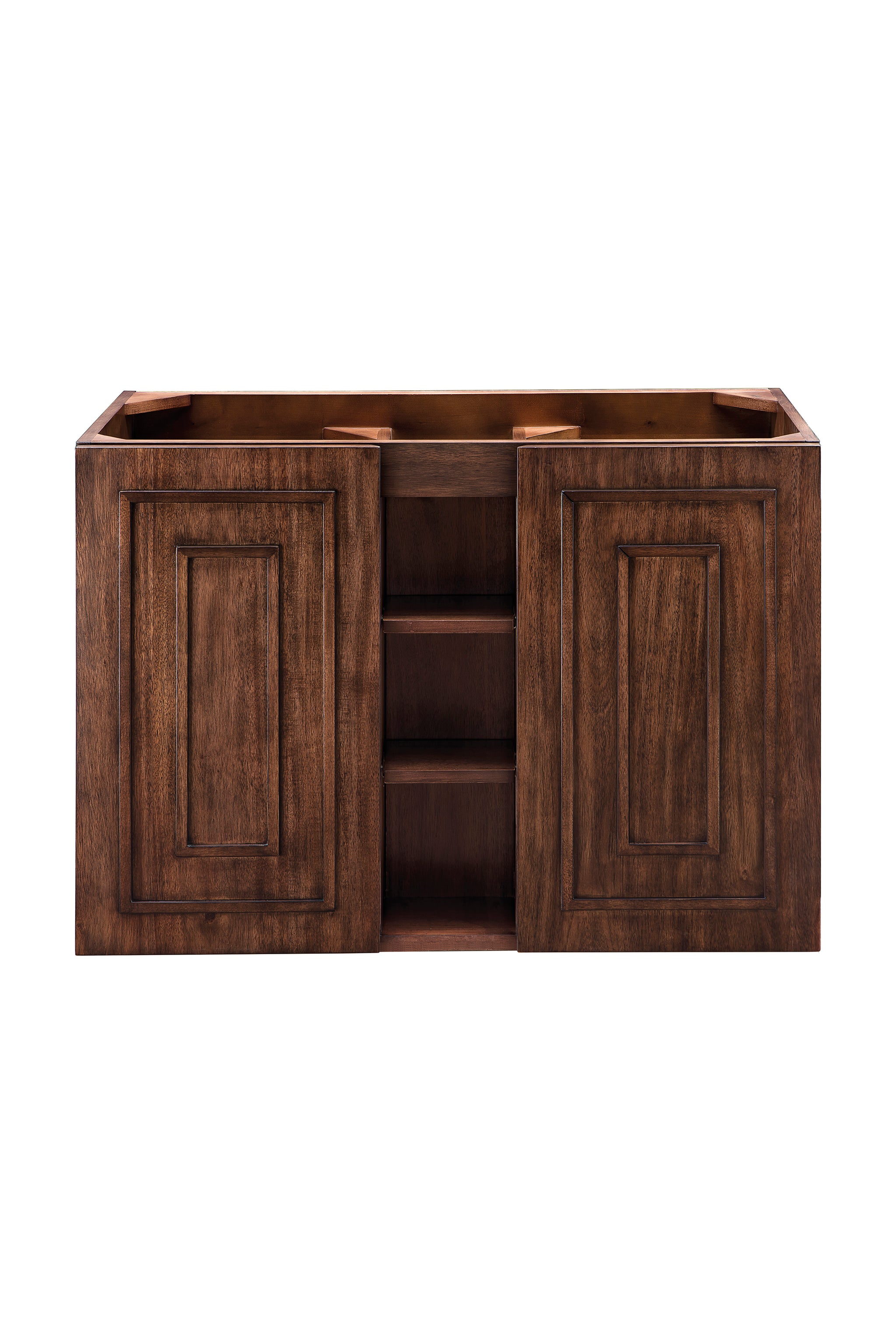 James Martin Alicante' 39.5" Floating Single Vanity Cabinet, Mid-Century Acacia by James Martin