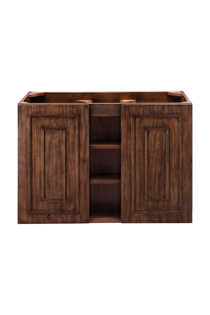 James Martin Alicante' 39.5" Floating Single Vanity Cabinet, Mid-Century Acacia by James Martin