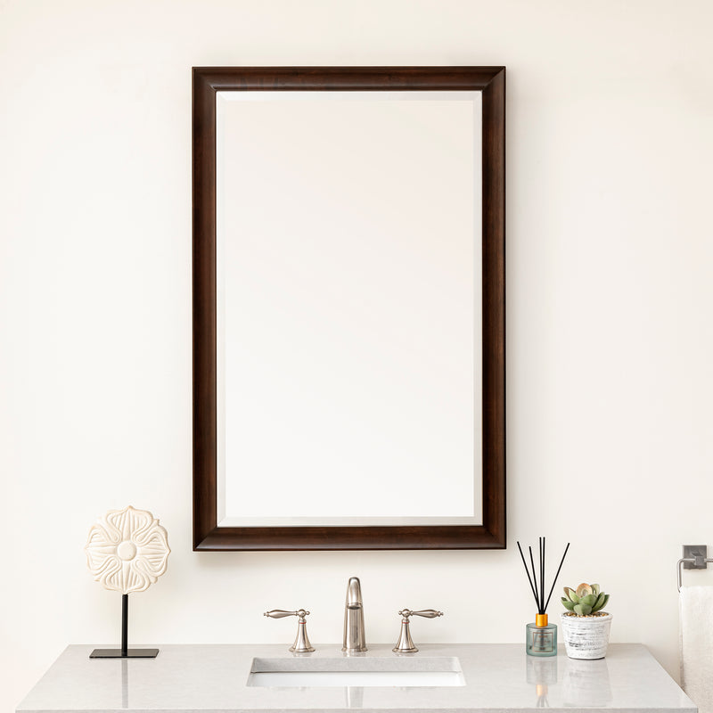 James Martin Glenbrooke 26" Mirror, Burnished Mahogany by James Martin