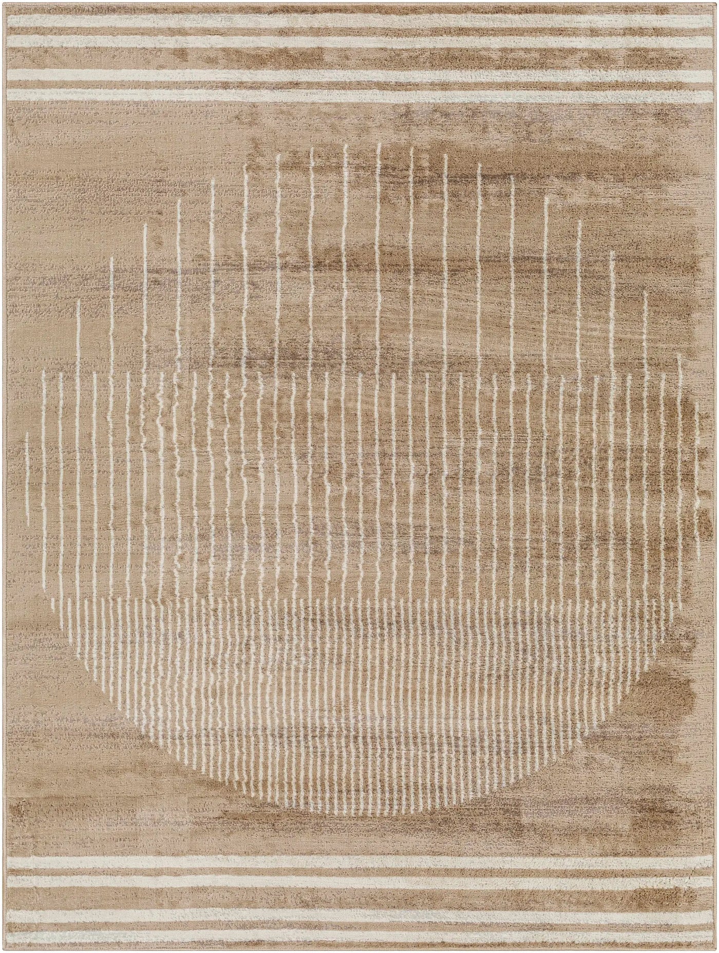 Yoad Geometric Mocha Area Rug - Clearance by Boutique Rugs